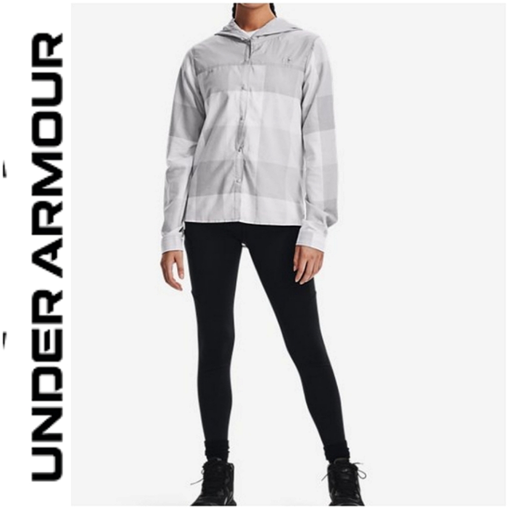 Women's Under Armour Tradesman Plaid Snap Down Hoodie